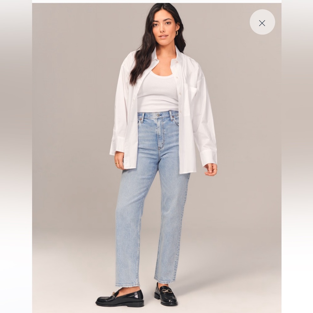 Curve Love Ultra High Rise Straight Jean 30 Long